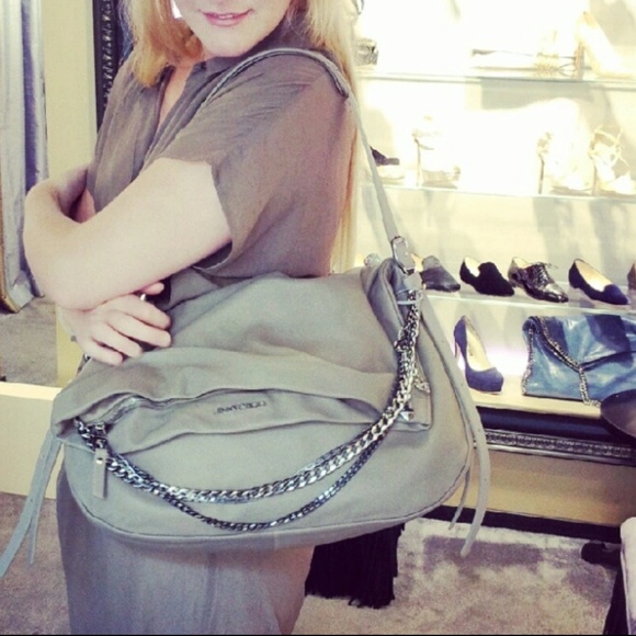 Jimmy Choo Bags Rare Jimmy Choo Large Hobo Chain Biker Bag Poshmark